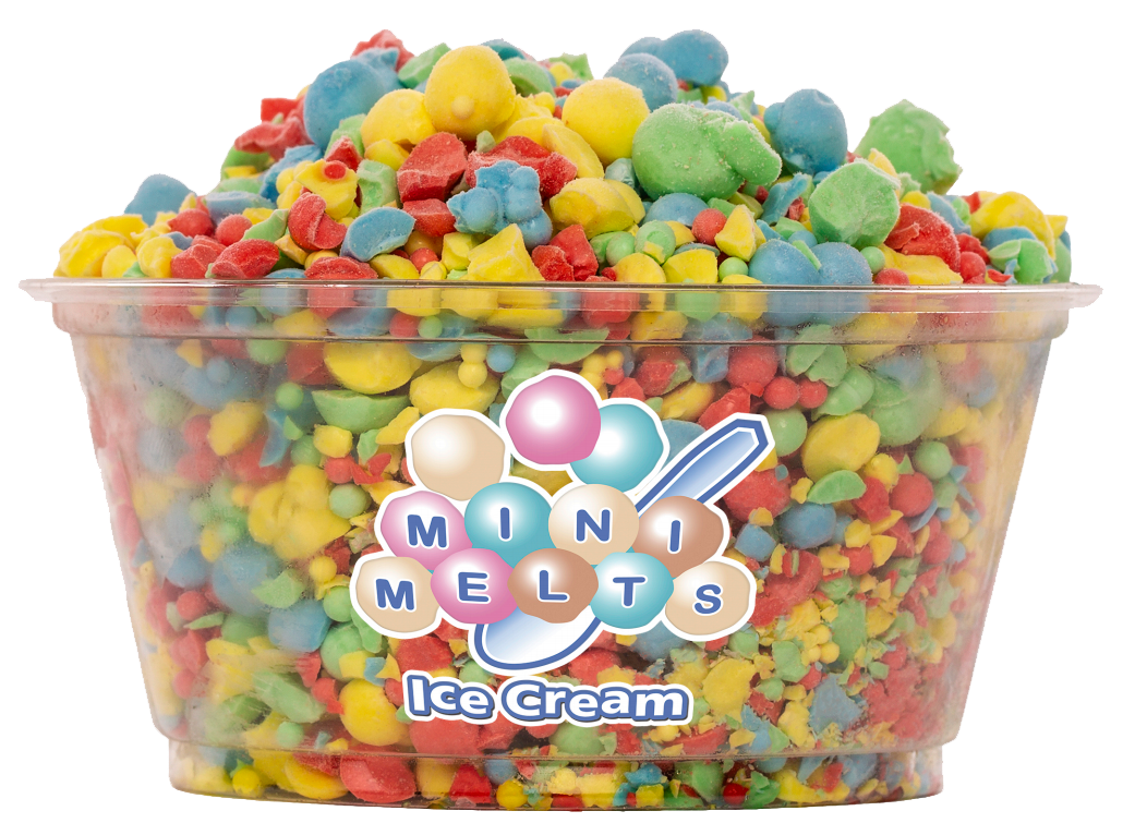 Rainbow Ice Mini Melts cup